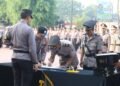 Polres Karawang Gelar Upacara Sertijab sejumlah Kapolsek dan PJU