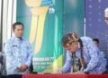 Pj Gubernur Jabar Bersama 27 Bupati / Walikota Peringati Harkopnas 77 Di  Karawang