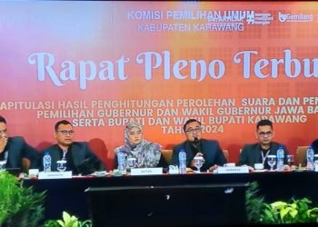 KPU  Karawang Gelar Pleno Terbuka  Rekapitulasi Penghitungan Suara Pilkada