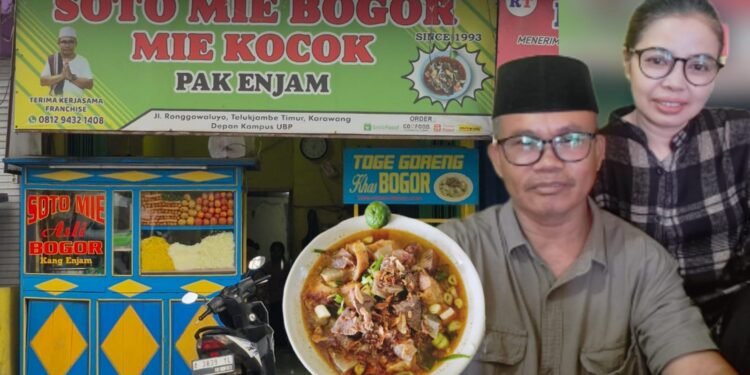 Hangatkan Tubuh Mari Kita Santap Soto Mie Bogor Mang Enjam Rasanya Maknyos Harganya Merakyat