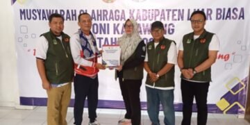 Joyo Wiroso Resmi Mendaftar Ikut Tarung Pada Muskobar Ketua KONI Karawang