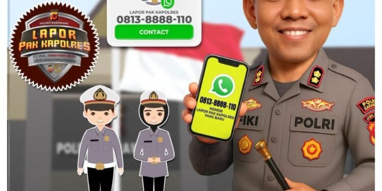 Polres Karawang Buka No Telpon Layanan Pengaduan Baru  ini Penjelasannya